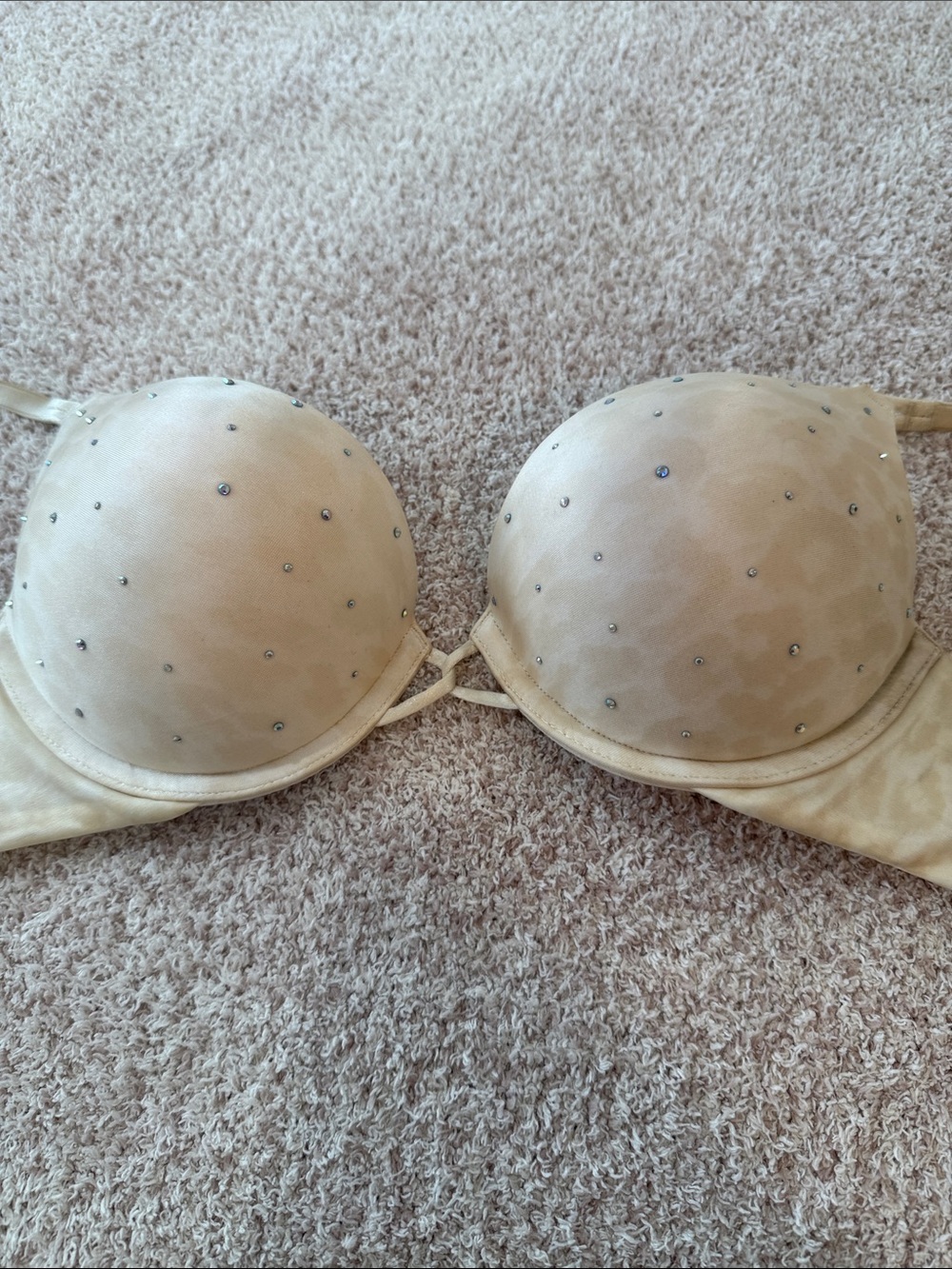 Victoria’s Secret rhinestone Miraculous Bombshell push up bra